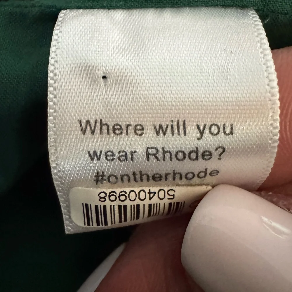 RHODE Emerald Green Mini Dress - Picture 8 of 9